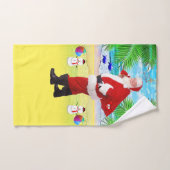 Set de serviettes de bain de Noël, Summer Beach Bu (Serviette à main)