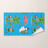 Set de serviettes de bain de Noël, Summer Beach Bu (Serviette à main)