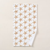 Set de serviettes de bain de Starfish Peinture Côt (Serviette à main)