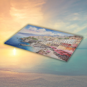 Set De Table Amalfi Coast Italy Aquarelle Sketch