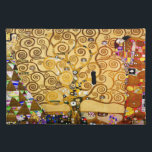 Set De Table Arbre de vie Gustav Klimt Nouveau<br><div class="desc">L'arbre de vie (1909) est une belle peinture du peintre sécessionniste de Vienne Gustav Klimt. Connu pour la peinture avec de l'or pur,  son art est vibrant et amusant. L'Arbre de Vie est une peinture classique Art nouveau.</div>