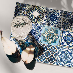 Set De Table Carrelage méditerranéen, Portugais, Azulejo, Majol