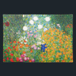 Set de table de jardin d'agrément de Gustav Klimt<br><div class="desc">Set de table de jardin d'agrément de Gustav Klimt. Peinture à l'huile sur la toile à partir de 1907. Accompli pendant sa phase d'or, le jardin d'agrément est l'une des peintures de paysage les plus célèbres de Klimt. L'éclat de couleurs d'été en avant dans ce travail avec un beau mélange...</div>