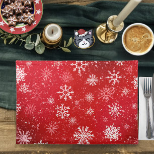 Set De Table Flèches blanches Ruby Red