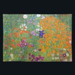 Set De Table Gustav Klimt :Jardin fleuri<br><div class="desc">Un joli tapis classique orné d'un jardin fleuri coloré,  peint par le peintre symboliste autrichien Gustav Klimt.</div>