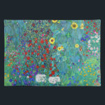 Set De Table Jardin agricole avec tournesols, Gustav Klimt<br><div class="desc">Gustav Klimt (14 juillet 1862 - 6 février 1918) était un peintre symboliste autrichien et l'un des membres les plus importants du mouvement de sécession de Vienne. Klimt est réputé pour ses peintures, ses peintures murales, ses croquis et autres objets d'art. En plus de ses oeuvres figuratives, qui comprennent des...</div>
