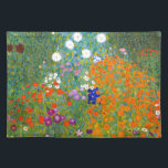 Set De Table Jardin d'agrément par le cru de Gustav Klimt<br><div class="desc">Art vintage de Bauerngarten/jardin d'agrément/jardin de cottage peint en 1905 par le symboliste et l'artiste autrichiens Gustav Klimt (1862-1918) de Nouveau d'art</div>