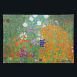 Set De Table Jardin des fleurs par Gustav Klimt<br><div class="desc">Visitez mon magasin pour un design plus intéressant et plus de choix de couleurs => zazzle.com/colorfulworld*</div>
