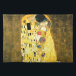 Set De Table Le baiser par art Nouveau de Gustav Klimt<br><div class="desc">La peinture populaire de baiser (amants) par le symboliste et l'artiste autrichiens Gustav Klimt (1862-1918) de Nouveau d'art</div>