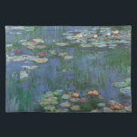 Set De Table Nénuphars de Claude Monet, Fleurs Vintages<br><div class="desc">Nénuphar (1916) par Claude Monet. Water Lilies est un impressionisme vintage de peinture florale d'art. Jardin fleuri de la saison de printemps de Monet à Giverny, France. Ce paysage est l'une des nombreuses variations de peintures de nénuphars que Monet peint par son étang. À propos de l'artiste : Claude Monet...</div>