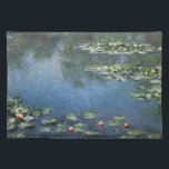 Set De Table Nénuphars de Claude Monet, Fleurs Vintages<br><div class="desc">Water Lilies (1906) de Claude Monet est un impressionisme vintage de peinture florale de paysages d'art. C'est l'une des nombreuses variations de peintures de nénuphars que Monet peint dans son jardin fleuri à Giverny, France. Fleurs nénuphars dans un étang de printemps. À propos de l'artiste : Claude Monet (1840-1926) est...</div>