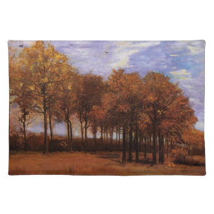 Set De Table Paysage d'automne par Vincent van Gogh
