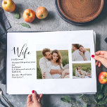 Set De Table Stratifié Collage Couple Photo & Lovely Romantic Wife Cadeau<br><div class="desc">Collage Couple Photo & Lovely Romantic Wife Cadeau</div>