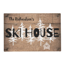 Maison de ski Bois rustique
