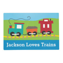 Train personnalisé Playmat