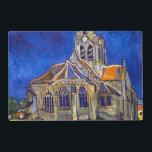 Set De Table Stratifié Vincent van Gogh - L'église d'Auvers<br><div class="desc">L'église d'Auvers / l'Eglise à Auvers-sur-oise par Vincent Van Gogh en 1890</div>