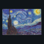 Set De Table Stratifié VINCENT VAN GOGH - Starry night 1889<br><div class="desc">VINCENT VAN GOGH - Starry night 1889Huile sur toile</div>