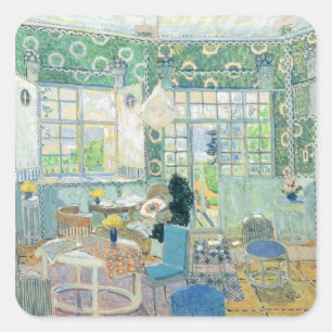 Set design voor Ibsen's toneelstuk 'Little Vierkante Sticker