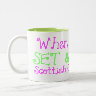 Set en Kruis 2 Tweekleurige Koffiemok