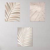 Set Feuille Tropicale Beige - Art Japandi (Recto)