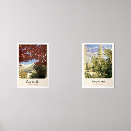 Set of 2 Nature Photo Posters | 5×7 Botanical Wall (Recto)