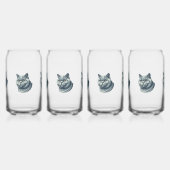 set of 4 glasses cat (Gauche)