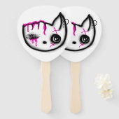 Set of Fans Handwaaier (Voorkant en achterkant)