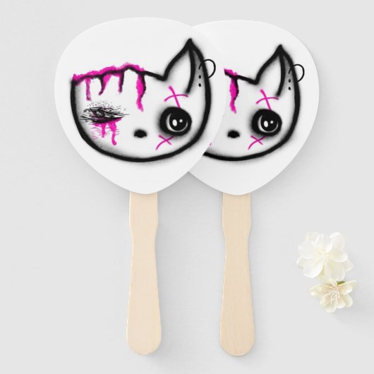 Set of Fans Handwaaier (Voorkant en achterkant)