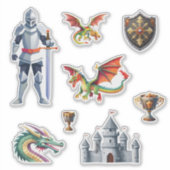 Set Of Gothic Medieval Sticker (Voorkant)