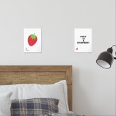 Set of Two Strawberry Gallery Wall Prints (Slaapkamer)