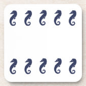 Set onderzetter - Paarden van Zee (marinesurk) (Voorkant)