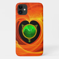 SET PATRICK'S DAG CELTIC HEART, SHAMROCK IN ORANJE