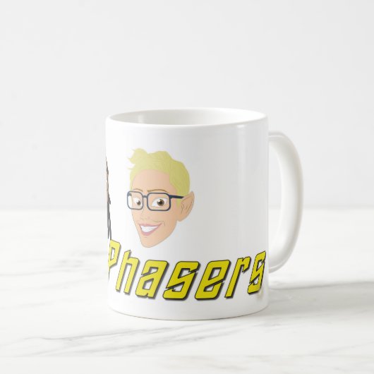 Set Phasers Podcast Mug (Devant droit)