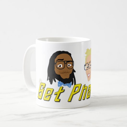 Set Phasers Podcast Mug (Devant gauche)