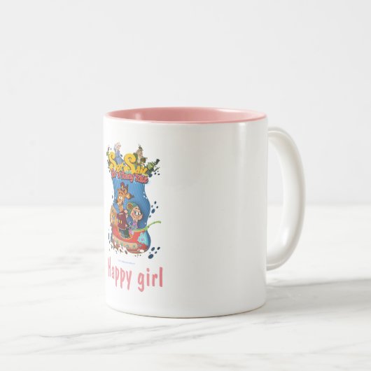 Set Sail for a Funny Tale poster Mug à deux tons (Devant droit)