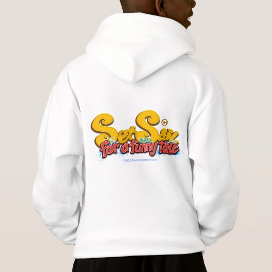 Set Sail voor een Funny Tale wrap Hoodie (Achterkant)