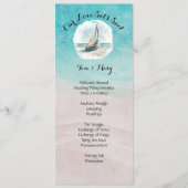 Set Sail Wedding Programma (Voorkant)