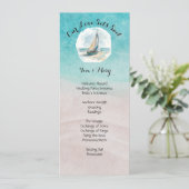 Set Sail Wedding Programma (Staand voorkant)