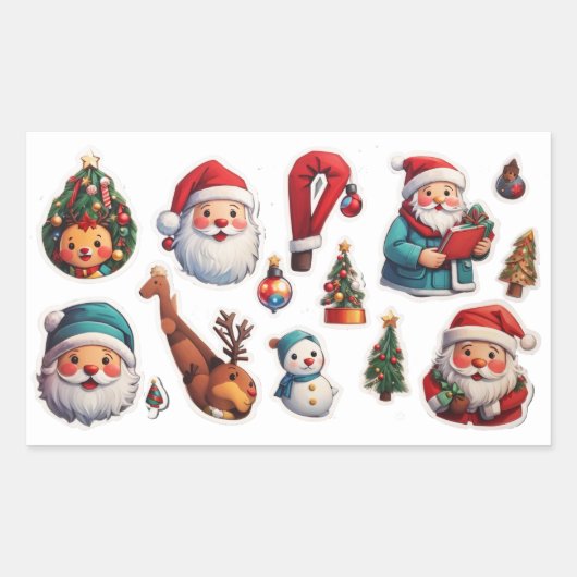 Set sticker kerst (Voorkant)