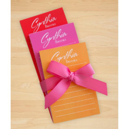 Set Sunset Colors Letterhead- en led-notebooks