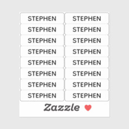 Set van 16 kleine minimalistische op maat gemaakte sticker