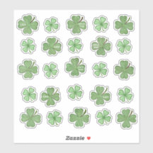 Set van 25 ongelofelijke Shamrock Vinyl-Stickers