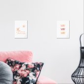 Set van 2 surven en strandprint (Woonkamer)