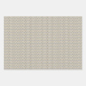 Set van 3 honingraat en bijen inpakpapier vel (Voorkant)