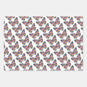 Set van 3  inpakpapier vel (Voorkant 2)