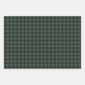 Set van 3 rode, groene en witte bufferplaat inpakpapier vel (Voorkant 2)