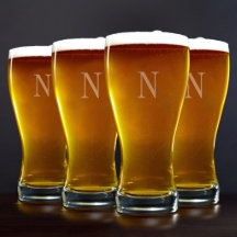 Set van 4 Sturdy 20 oz. Pilsner Beer Glasses