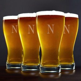 Set van 4 Sturdy 20 oz. Pilsner Beer Glasses