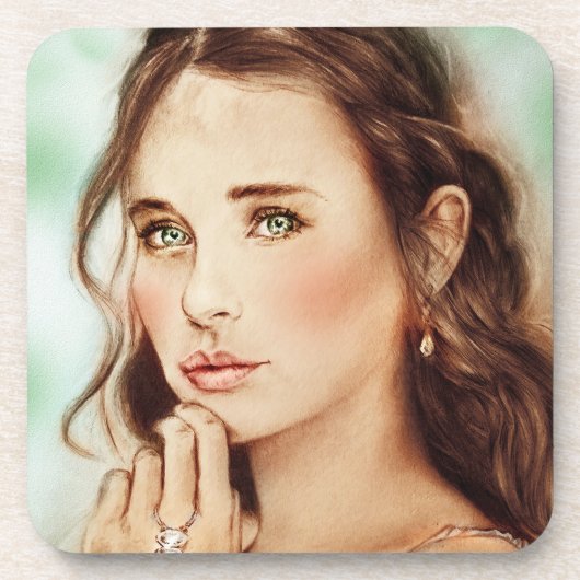 Set van 6 klassieke  Onderzetters (Voorkant)