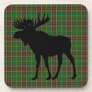 set van 6 Newfoundland tartan Drink Coasters mose Bier Onderzetter